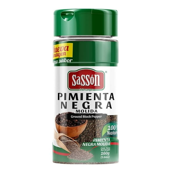 Pimienta negra Sassón molida 160 g