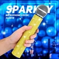 thumbnail image 5 of 2X Cubierta Manejar del MicróFono, con Manejar MicróFono con Diamantes ImitacióN Brillantes para Fiestas y Programas TelevisióN,para MayoríA los MicróFonos InaláMbricos,Dorado, 5 of 5