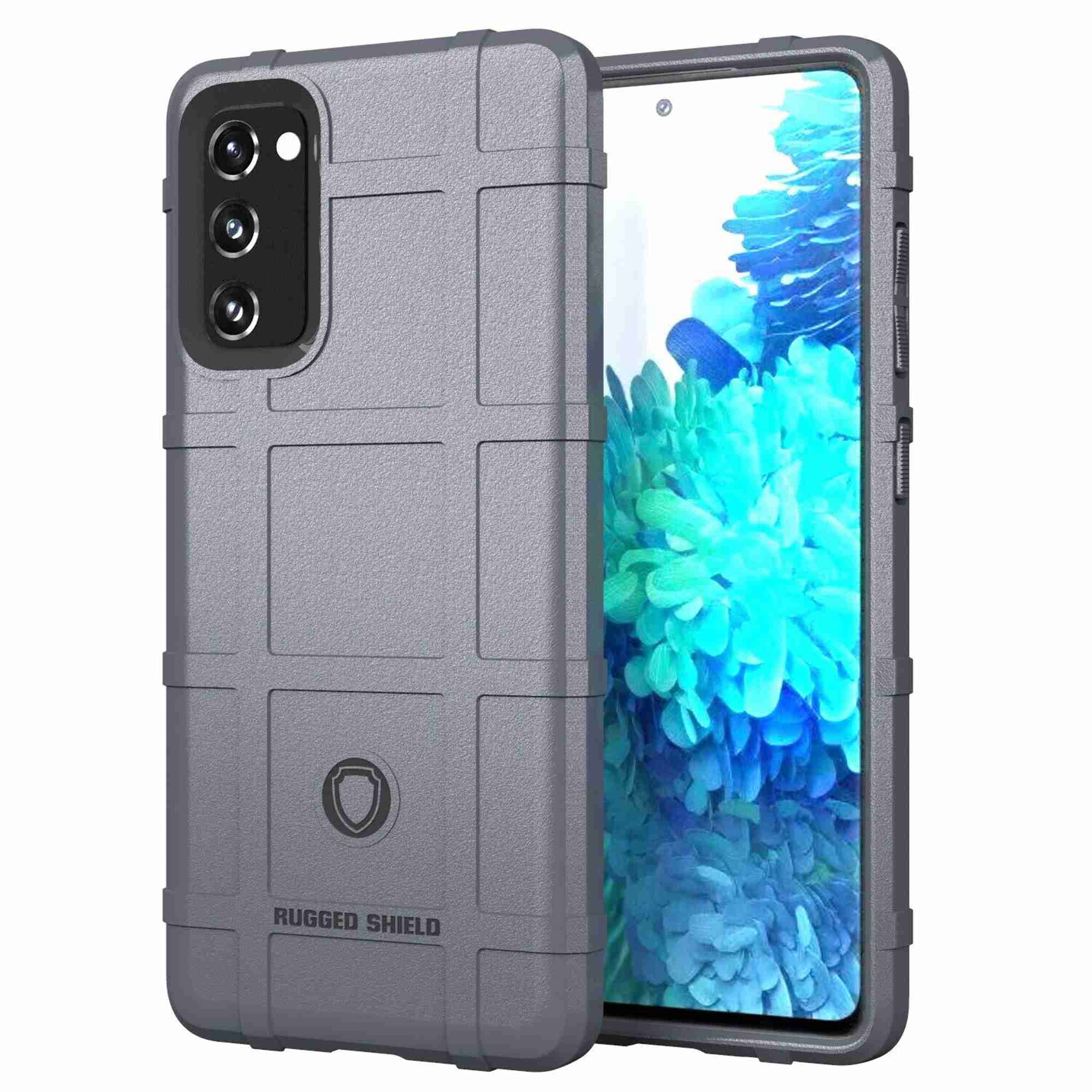 Dteck Rugged Case For Samsung Galaxy S Fe 5g 4g 6 5 Inches Shockproof Armor Tpu Soft Back Protective Cover Gray Walmart Com