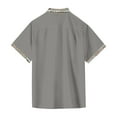 thumbnail image 4 of Yiaimeir Summer Luxury Short Sleeve Beach Shirt Tops Mens Designer Clothes,Size M-4XL, 4 of 4