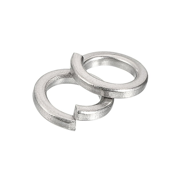 Unique Bargains 80 Pack Spring Lock Washer, 316 Stainless Steel M4 Split Lock Washer Assortment