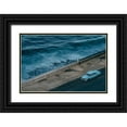 thumbnail image 1 of Al-Nasser, Nasser 32x23 Black Ornate Wood Framed with Double Matting Museum Art Print Titled - Malecon Beach, 1 of 4
