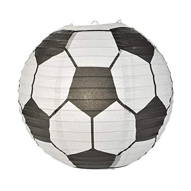 Quasimoon Soccer Ball Paper Lantern (10 PACK) by PaperLanternStore