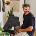 thumbnail image 3 of MasteelfCA 1pc Durable Electronic Piano Keyboard Cover Protective Cover for Home (Black), 3 of 8