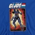 thumbnail image 2 of G.I. Joe Baroness Card Unisex Adult Pull-Over Hoodie, Royal, Medium, 2 of 5