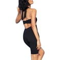 thumbnail image 2 of Royalty By Maluma Womens Halter Bandeau Romper Black 10, 2 of 2