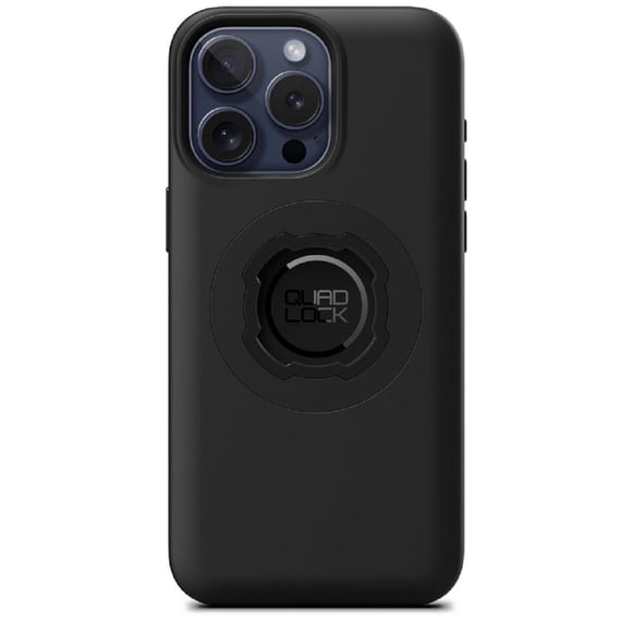 Funda iPhone 15 Pro Max Quad Lock MAG negro