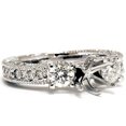 thumbnail image 2 of Pompeii 1 1/8ct Vintage Accent Diamond Ring 14K White Gold (G/H,VS), 2 of 3