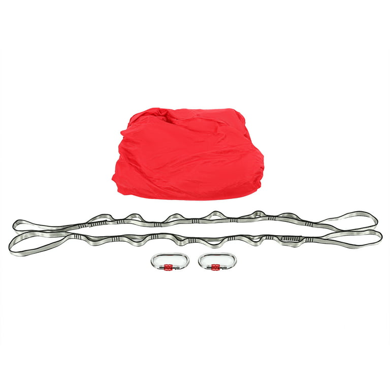 HECASA Yoga Aerial Rig Bracket with 20 Ft Red Silk 551 lbs 115