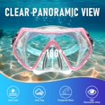 thumbnail image 2 of Snorkeling Gear for Adults, Dry Snorkel Set 180° Panoramic Wide View Anti-Fog Scuba Diving Mask, Professional Snorkel Gear for Free Breathing, Swimming, Diving, 2 of 5