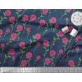 thumbnail image 3 of Soimoi Cotton Poplin Fabric Leaves & Floral Clip Art Decor Fabric Printed Yard 56 Inch Wide, 3 of 3