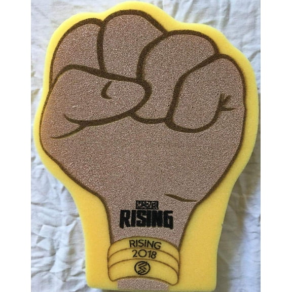 Marvel Rising  Ms Marvel 2018 SDCC promo Yellow Foam Fist