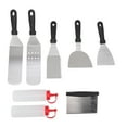 thumbnail image 2 of Spatule BBQ, Large Application 6Pcs Spatules Résistant à la Chaleur Poignée Spatule pour le Camping, 2 of 8