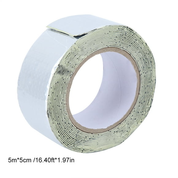 Waterproof Tape, Rubber Tape for Roof Repair 5cmx10m, Waterproof Sealant Tape for Crack Repair, Granary Sealing, Building Expansion Joints, Roofing, Basement, Toilet Works