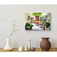 thumbnail image 3 of wall26 Canvas Print Wall Art European Cafe Restaurant Terrace Patio Food Cityscape Photography Modern Art Rustic Scenic Relax/Calm Multicolor Ultra for Living Room, Bedroom, Office - 32"x48&quot, 3 of 5