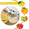 thumbnail image 5 of Exprimidor de limón Manual de acero inoxidable, exprimidor de frutas, exprimidor de cítricos, exprimidor de jugo de frutas, herramienta de prensa de mango rápido,, 5 of 5
