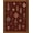 Red, Pattern 3, variant on ODIKA 8'x10' Washable Area Rug Non-Shedding, Easy Care, Cream Rich Burgundy Geometric Symmetry Design Elegant Traditional with Detailed Border for King Size Bedroom Under Bed, Master Suite