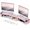 Pink, variant on Desk Organizers and Accessories, Dual Monitor Stand Riser with Drawer and 2 Pen Holders, Desk Shelf Computer Racks & Printer Stand for Office Workspace Organizers, Desktop Organization