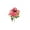 A, variant on Real Feel Flowers Faux Bulgarian Roses Bouquet 48cm/18.9In Multicolor Plastic Home Garden Decorative Ornaments
