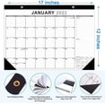 thumbnail image 3 of Calendrier 2022 Anglais de Bureau Frais et Portable : 2021.7-2022.12, 3 of 8