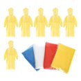 thumbnail image 2 of Paquete De 10 Capas De Lluvia Desechables De Primera , Impermeables, Al Aire Libre, Con Capucha De PVC, Poncho Soledad Chubasquero desechable para niños, 2 of 10
