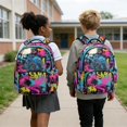 thumbnail image 3 of SCRAWLGOD Tractor Splash Pattern Lightweight Backpack Large Capacity 17 inch Laptop Bag for Teen Girls Boys Multi-Pocket Daypack Portable School Backpack, 3 of 7