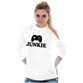 thumbnail image 4 of Video Game Junkie Gamer Nerdy Gaming Long Sleeve TShirt Men Women Brisco Brands L, 4 of 6