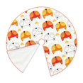 thumbnail image 2 of Kdxio Cute Fox with Heart Print Christmas Tree Skirt Christmas Xmas Tree Skirts Mat for New Year Holiday Christmas Party Decorations-48", 2 of 7