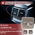 thumbnail image 2 of Rejilla de Ventilación de Aire del Consola Central Trasera No.21283004541148 para Mercedes-Benz E-Class E250 E300 2009-2010 Rejilla de Aire Acondicionado Beige, 2 of 6