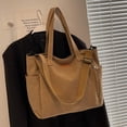 thumbnail image 4 of Bolso De Mujer Bolso de viaje de lona Bolso informal para axilas Correa ajustable Simple para deportes al aire libre, 4 of 8