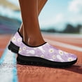thumbnail image 3 of Psesaysky Women's Purple Rabbits Sneakers for Easter Light Comfortable Slip on Casual Shoes for Girls Size 5.5-11.5, 3 of 7