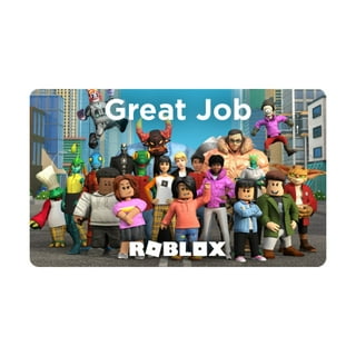 Roblox game gift card,Roblox is a multiplayer online video game Stock Photo  - Alamy