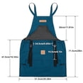 thumbnail image 3 of Cloth Apron Farm Orchard Workwear Large Capacity Quick Release Apron Second System Canvas Harvesting Apron With Quick Release Pocket, 3 of 4