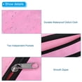thumbnail image 3 of Uxcell Expandable Pencil Pouch for 3 Rings Binder, 1 Pack Oxford Cloth Zipper Binder Pouch Pencil Case Pink, 3 of 6