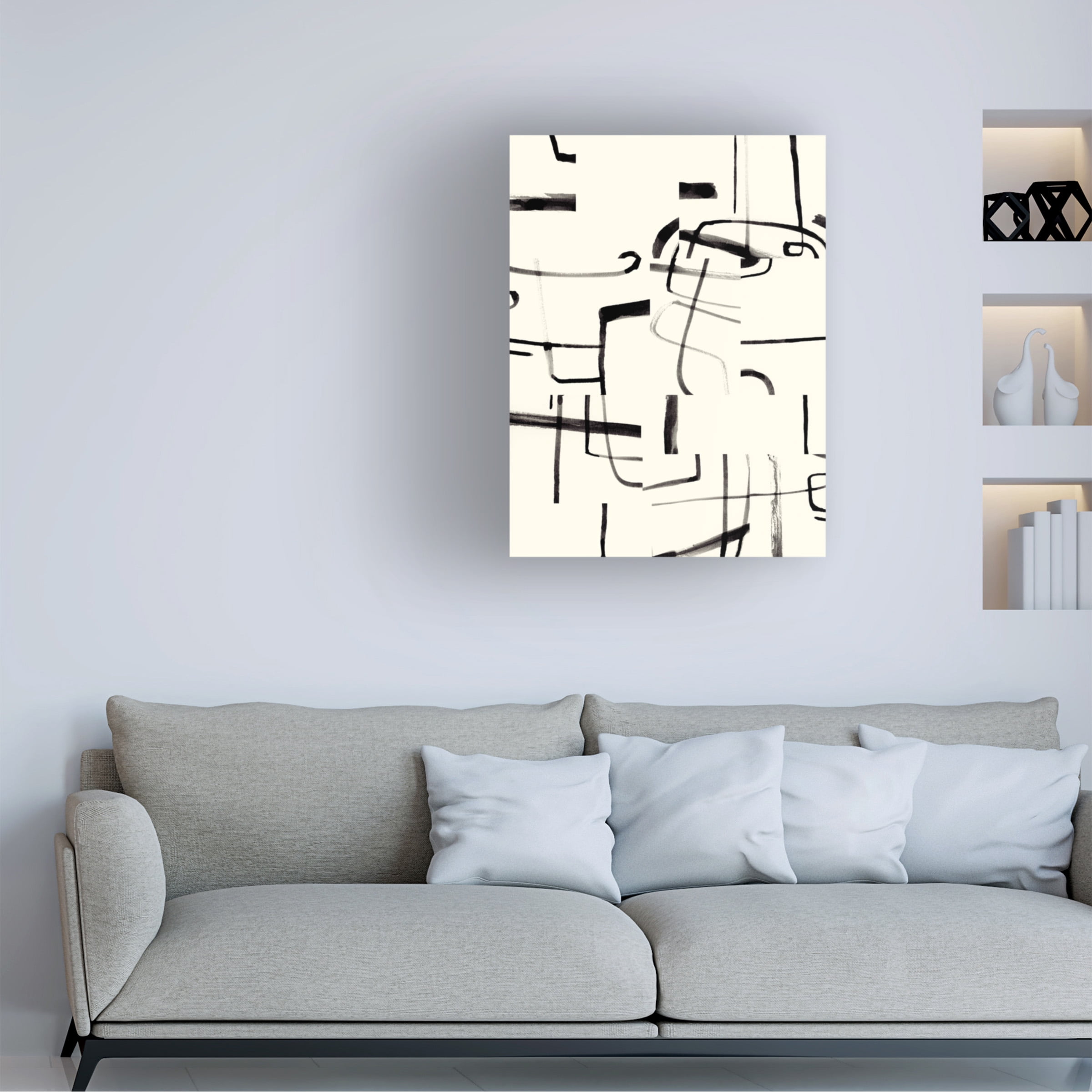 Victoria Barnes 'Interface II' Canvas Art