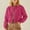 *Hot Pink, variant on ClodeEU Women Cropped Jacket,Button Down Long Sleeve Jackets with Pockets,Fashion Casual Jackets Fall OutfitsTrendy Army Green,Womens Plus XXL