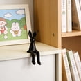 thumbnail image 6 of Easter Bunny Sitting Figurines, Rabbit Shelf Sitter Ornaments Home Decorations, Easter Spring Home Decor Supplies, Easy Clean Multi-Style Compatible Holiday Gift Ready Figurines,Black,8.3x3", 6 of 7