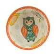 thumbnail image 2 of Set of 2 Luxury Gold Plated Ramen Noodle Bowls W/ Chopsticks Tropical Sun Owl, 2 of 2