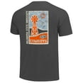 thumbnail image 3 of Men's  Graphite Oklahoma State Cowboys Comfort Colors Minimal Vista Distressed Graphics T-Shirt, 3 of 3