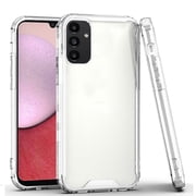 XPM for Samsung Galaxy A57 Phone Case, Clear Colored Shockproof Transparent Hard PC + Rubber TPU Hybrid Bumper Shell Slim Protective Cover for Samsung A57 (Clear)