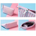 thumbnail image 4 of Cosmetic Bag Fashion Creative Stripe Portable Makeup Pouch Toiletry Pouch, 4 of 9