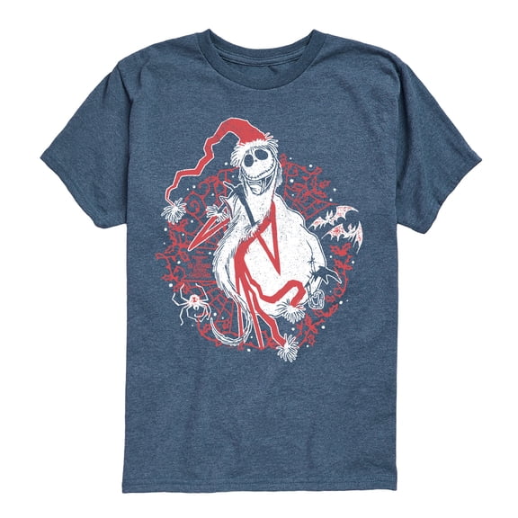 The Nightmare Before Christmas - Santa Jack - Youth Boys Short Sleeve Graphic T-Shirt