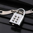 thumbnail image 4 of 6 Digit Button Password Lock Plated Theft Combination Padlock for Locker R3H1 Mechanism Locking Password, 4 of 8