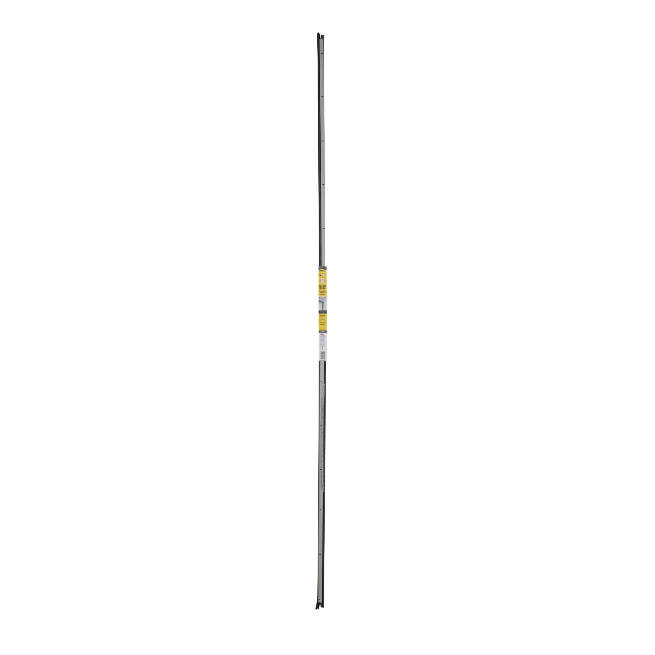 M-D Building Products 49002 Satin Nickel Aluminum and Vinyl Screw-on Top and Sides Door Seal Kit