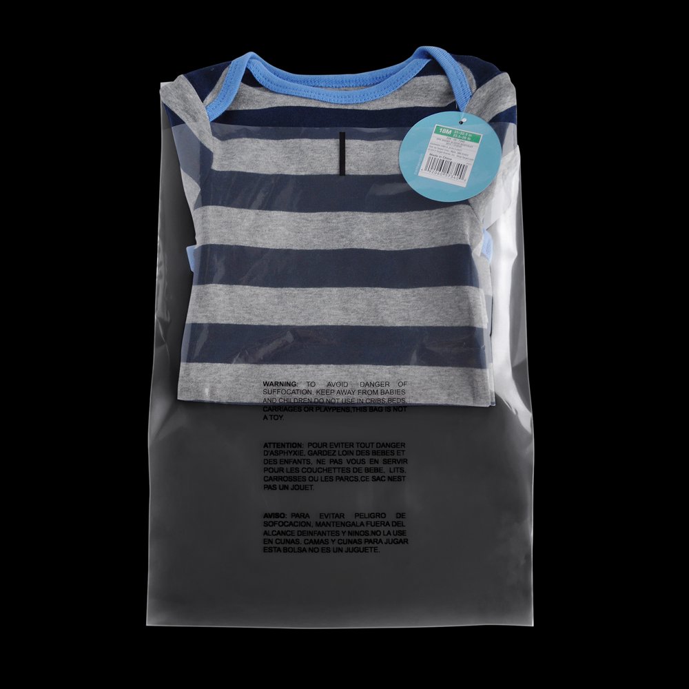 Mmbm Brand 1000 10x13 Poly Bags Resealable Suffocation Warning Clear