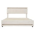 thumbnail image 3 of Upholstered Bed Frame with LED Light, 4 Drawers, Type C USB Ports and Headboard, Full Size, 3 of 8