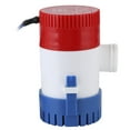 thumbnail image 1 of Marine Bilge Pump, ABS High Efficiency Sump Pump Heavy Duty Vibrationless Stable Performance 8Amp Fuse  For Boat Accessory 24V, 1 of 8