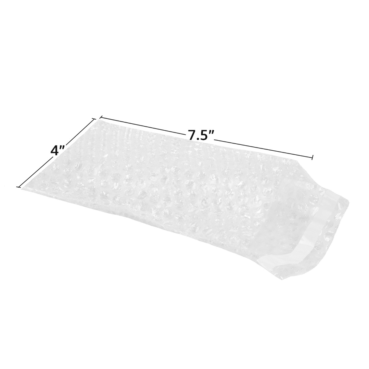 UOFFICE 1100 Clear Bubble Out Bags Per Pack 4 x 7.5" Wrap Pouches Envelopes Self-Sealing