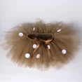 thumbnail image 5 of Falda tutú de ciervo marrón para niñas, trajes de tutú esponjosos para fiesta de niñas, baile, disfraz de reno, alce y Halloween, 5 of 5