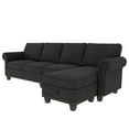 Nolany Convertible Sectional Sofa with Reversible Chaise L Shaped Couch